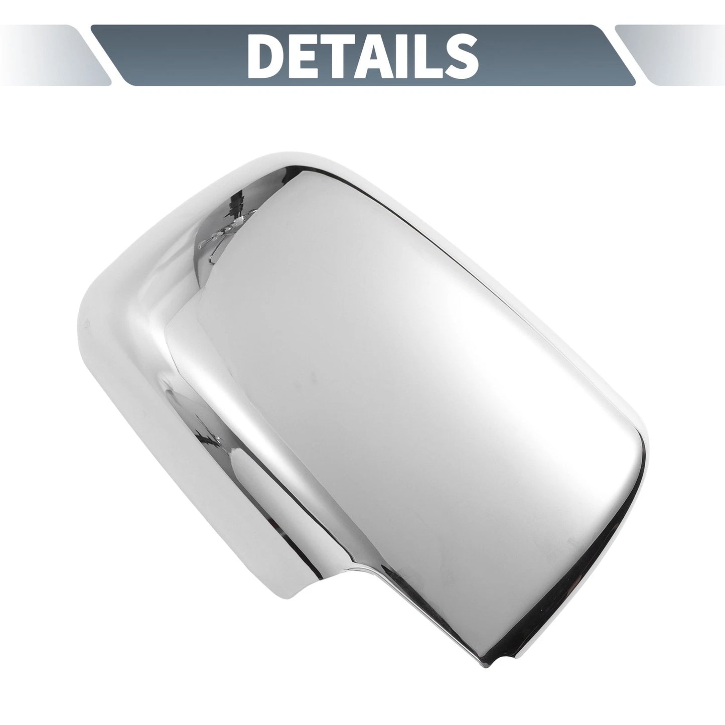 Pair Chrome Plated Rearview Mirror Cover Overlay for Nissan X-Trail Rogue (2008–2013)