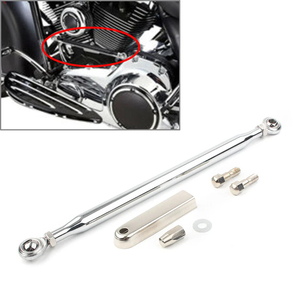 Chrome Round Shift Linkage Shifter for Harley Tour Glide Electra Glide Road King