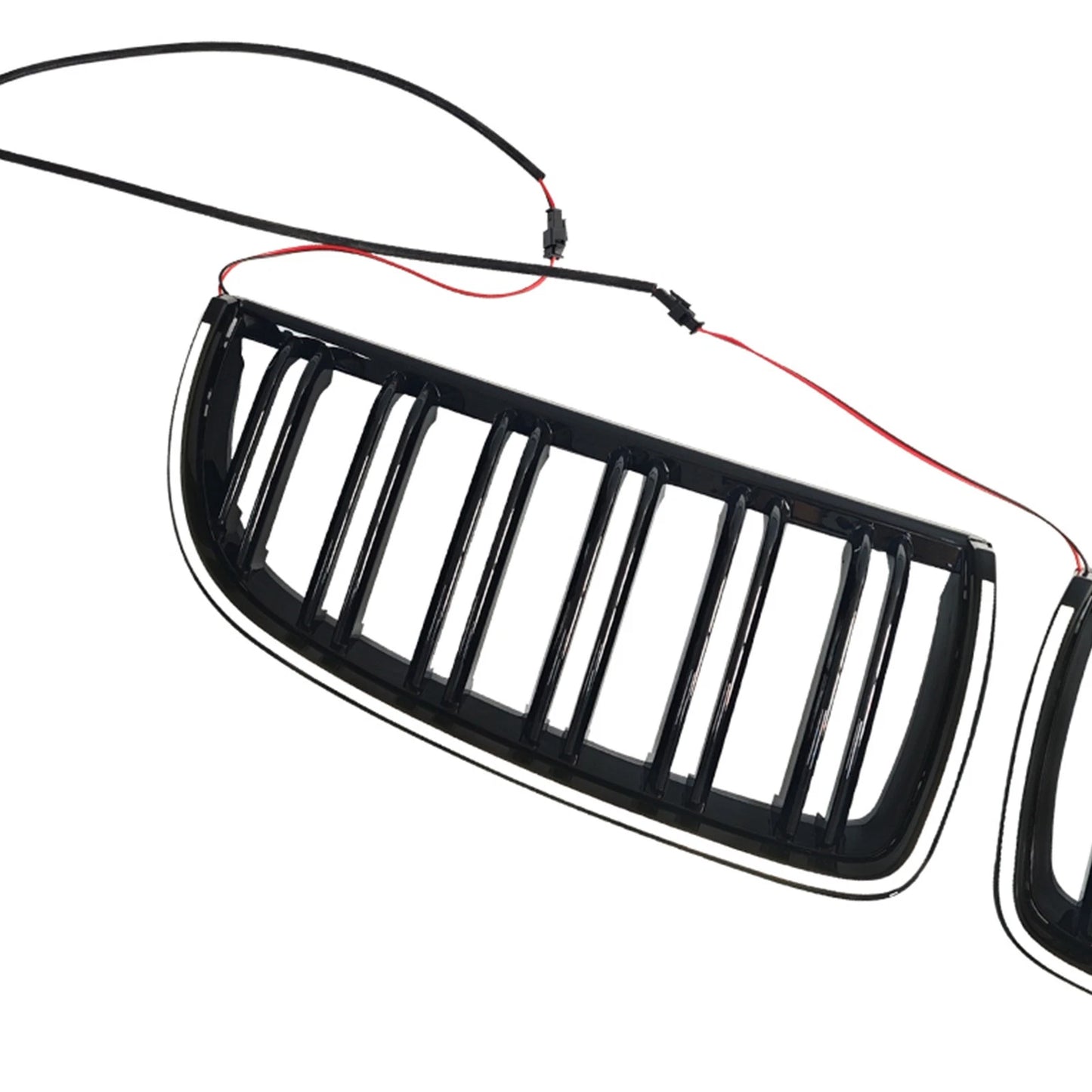 Front Grille for BMW 3 Series E90 320i (2004–2007) Black Double Slats