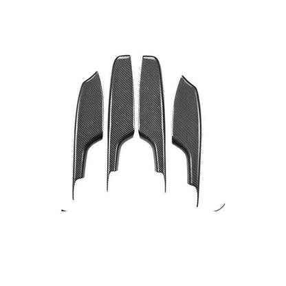 2 x ABS CF Armrest Cover Trim for Toyota Camry (2012–2016)