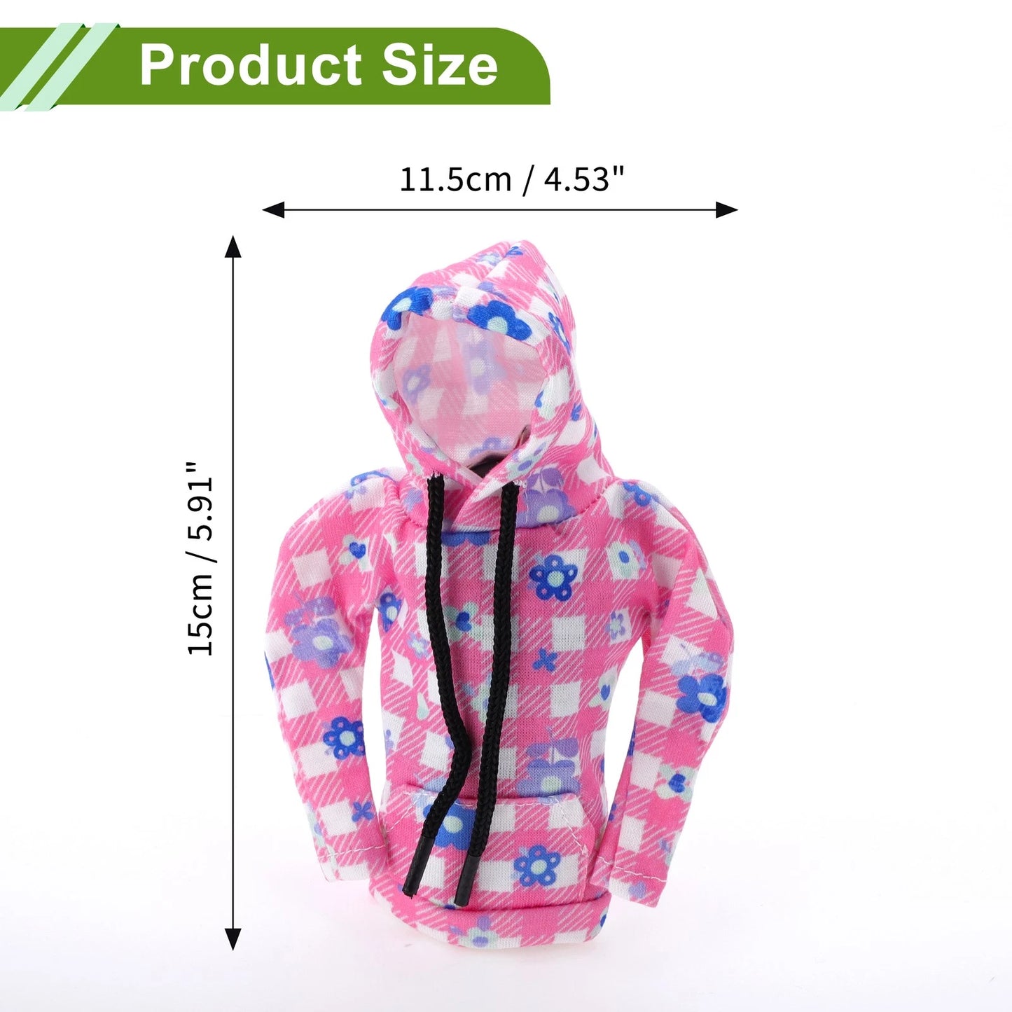 Gear Shift Knob Cover for Universal Lattice Hoodie Style (Pink White)