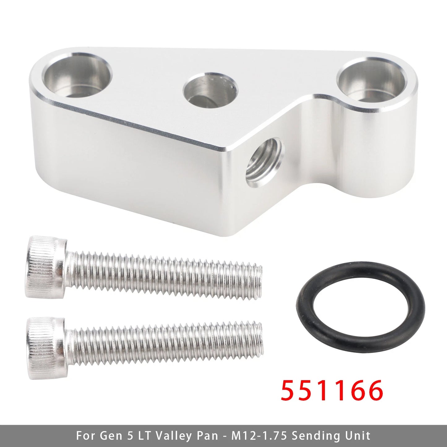 Oil Pressure Sensor Adapter Port 551166 for Gen 5 LT Valley Pan (2014–2023)