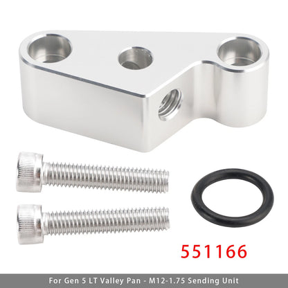Oil Pressure Sensor Adapter Port 551166 for Gen 5 LT Valley Pan (2014–2023)