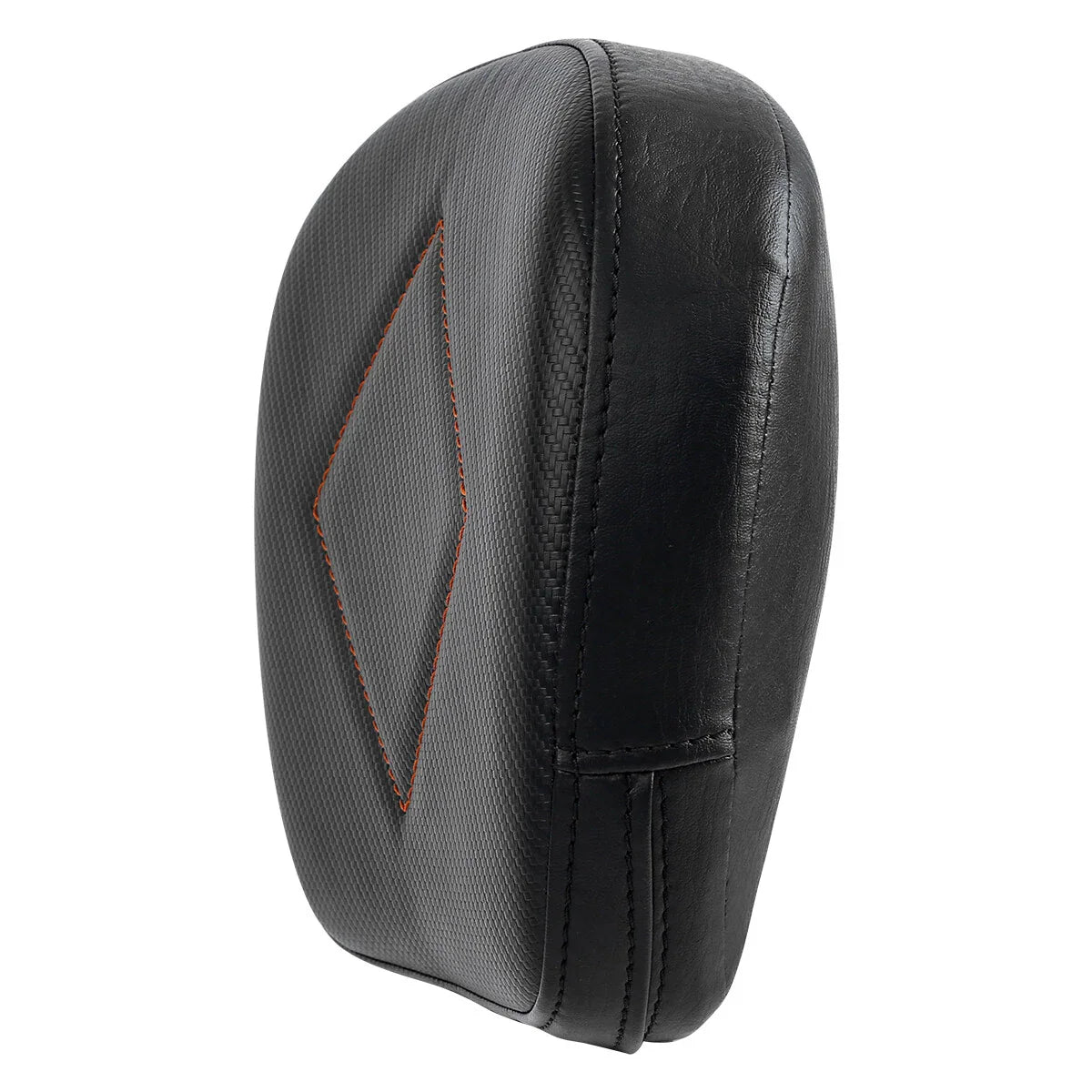 Black Rear Passenger Backrest Pad for Harley Touring Road Electra Glide (2009-2023)