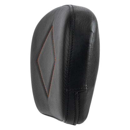 Black Rear Passenger Backrest Pad for Harley Touring Road Electra Glide (2009-2023)