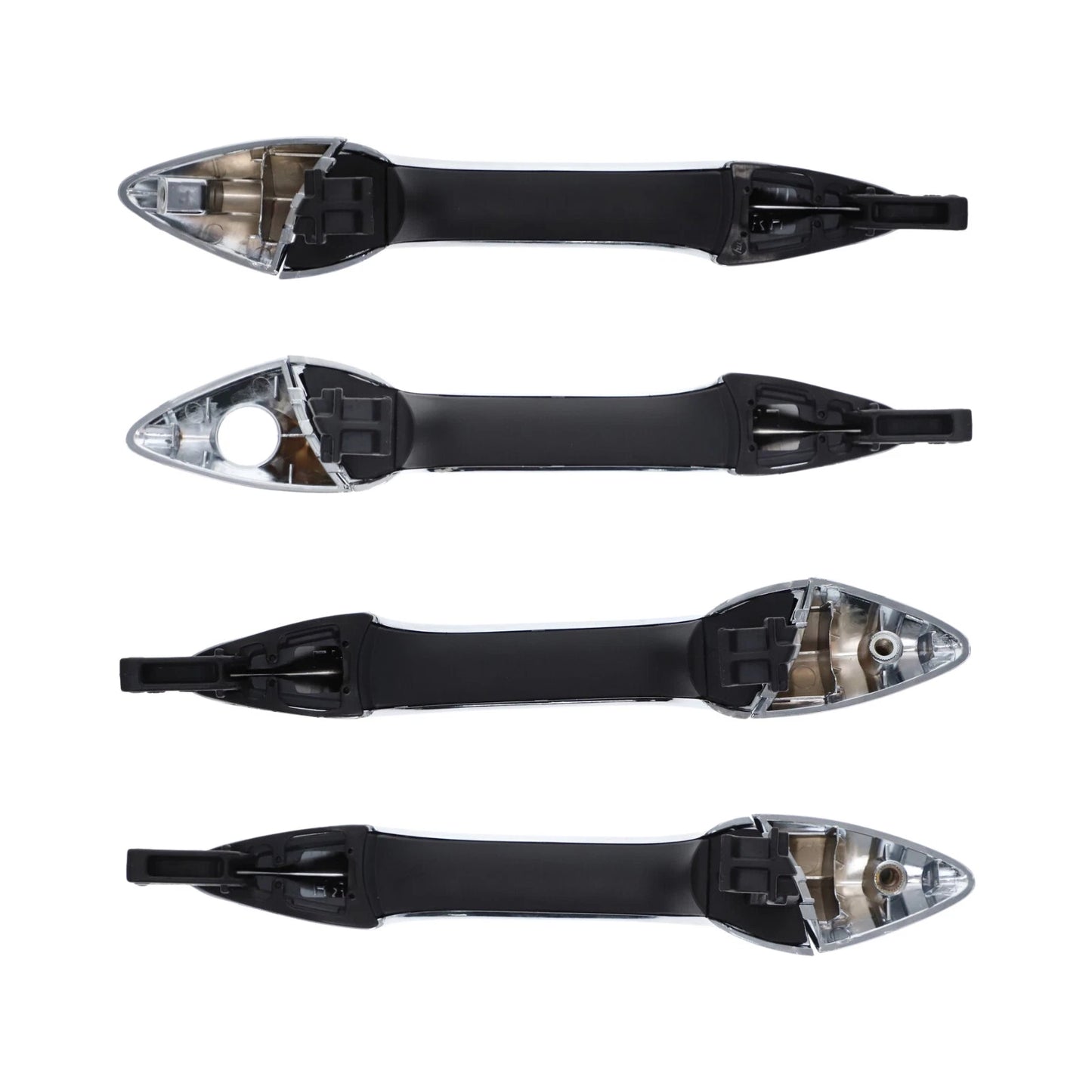 Set of 4 Outer Chrome Door Handles for Hyundai i30 (2012–2017)