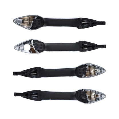 Set of 4 Outer Chrome Door Handles for Hyundai i30 (2012–2017)