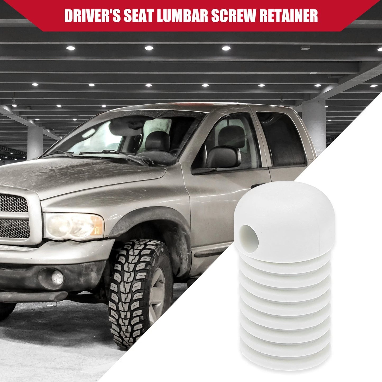 Driver Seat Lumbar Screw Retainer for Dodge Ram 1500 (2002–2008)