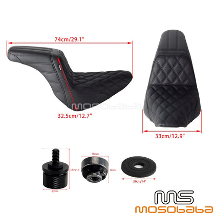 Comfort LS Step 2-Up Seat Kit for Harley Softail Low Rider/S/ST Sport Glide (2018-2023)