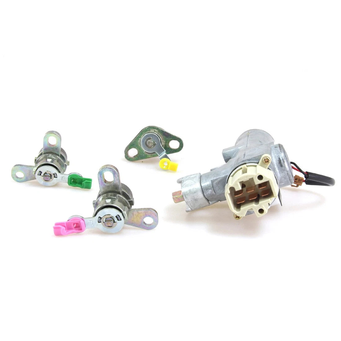 Set of 4 Ignition and Door Lock Cylinders for Nissan Cefiro A33 (1995–2000)