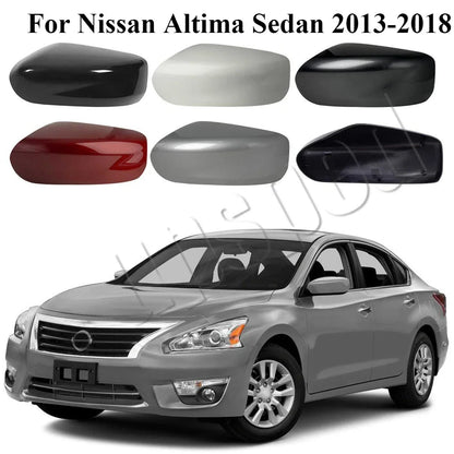 2 x Left Right Side Car Rearview Mirror Cap Cover for Nissan Altima (2013–2018)
