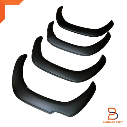 5" Matte Black Fender Flares for Toyota Hilux Ute (2018-2020)