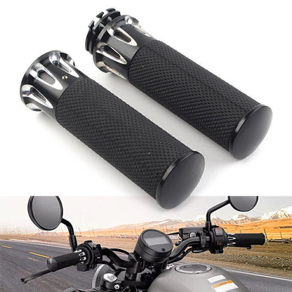 1" Black Handle Bar Hand Grips for Harley Sportster XL883 XL1200 (2004–2023)