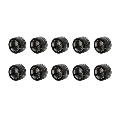 10 x CNC 11mm-14.6mm Engine Bolt Topper Caps for Harley Dyna Softail (2006-2023)