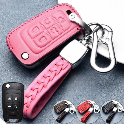 Leather Car Remote Key Case Cover for Buick Lacrosse Regal Encore Verano