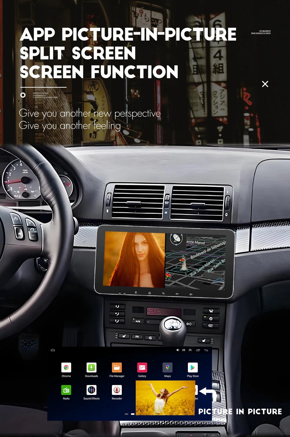 10.33'' Carplay Stereo Radio GPS for BMW E46 M3 318/320/325/330/335 (2000-2006)