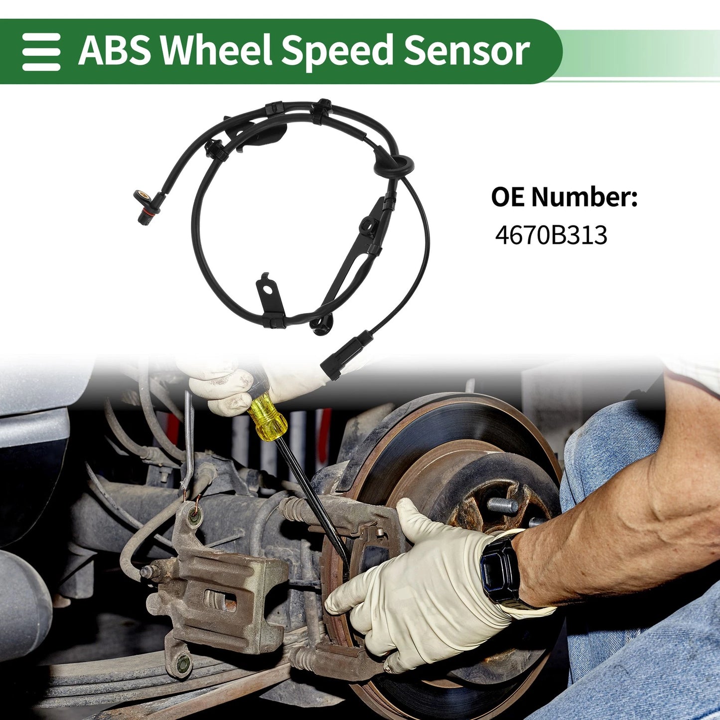 ABS Wheel Speed Sensor No. 4670B313 for Mitsubishi Eclipse Cross (2018–2023)