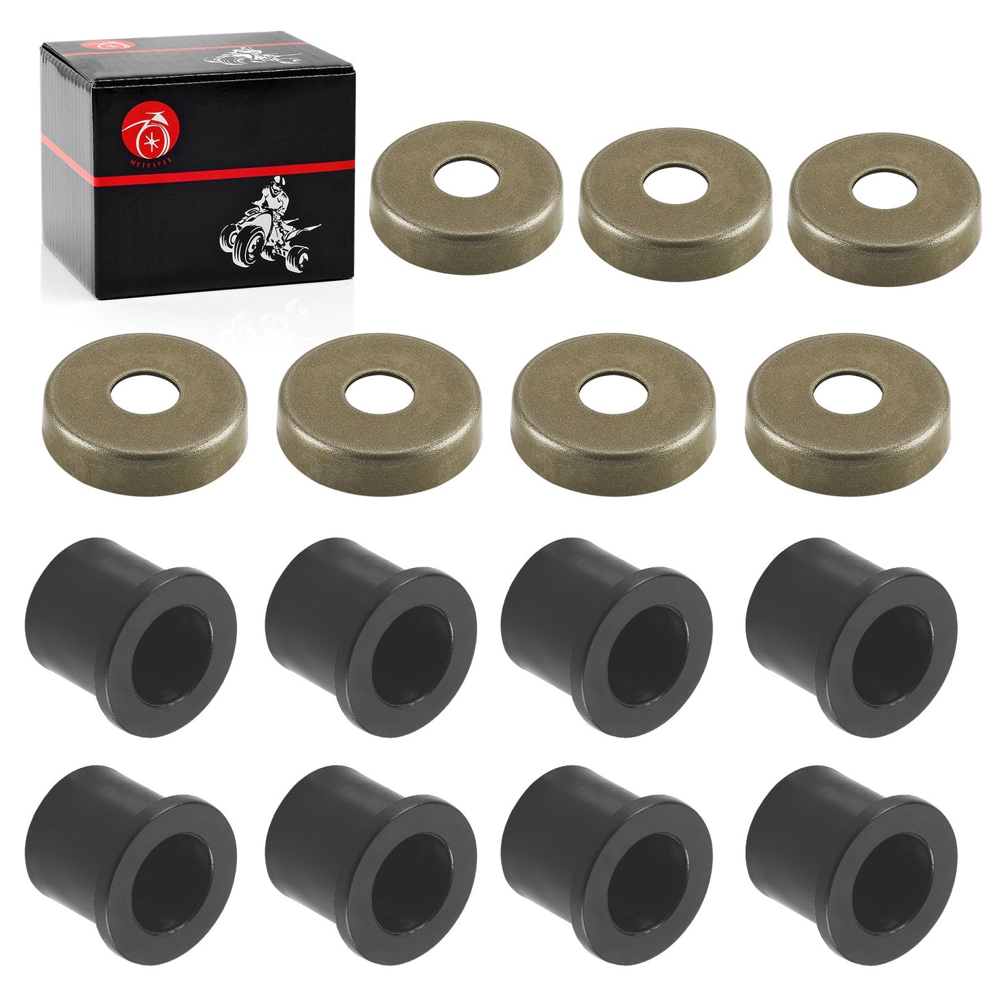 Set of 8 Front A-Arm Bushings for Polaris Phoenix (2005–2021)
