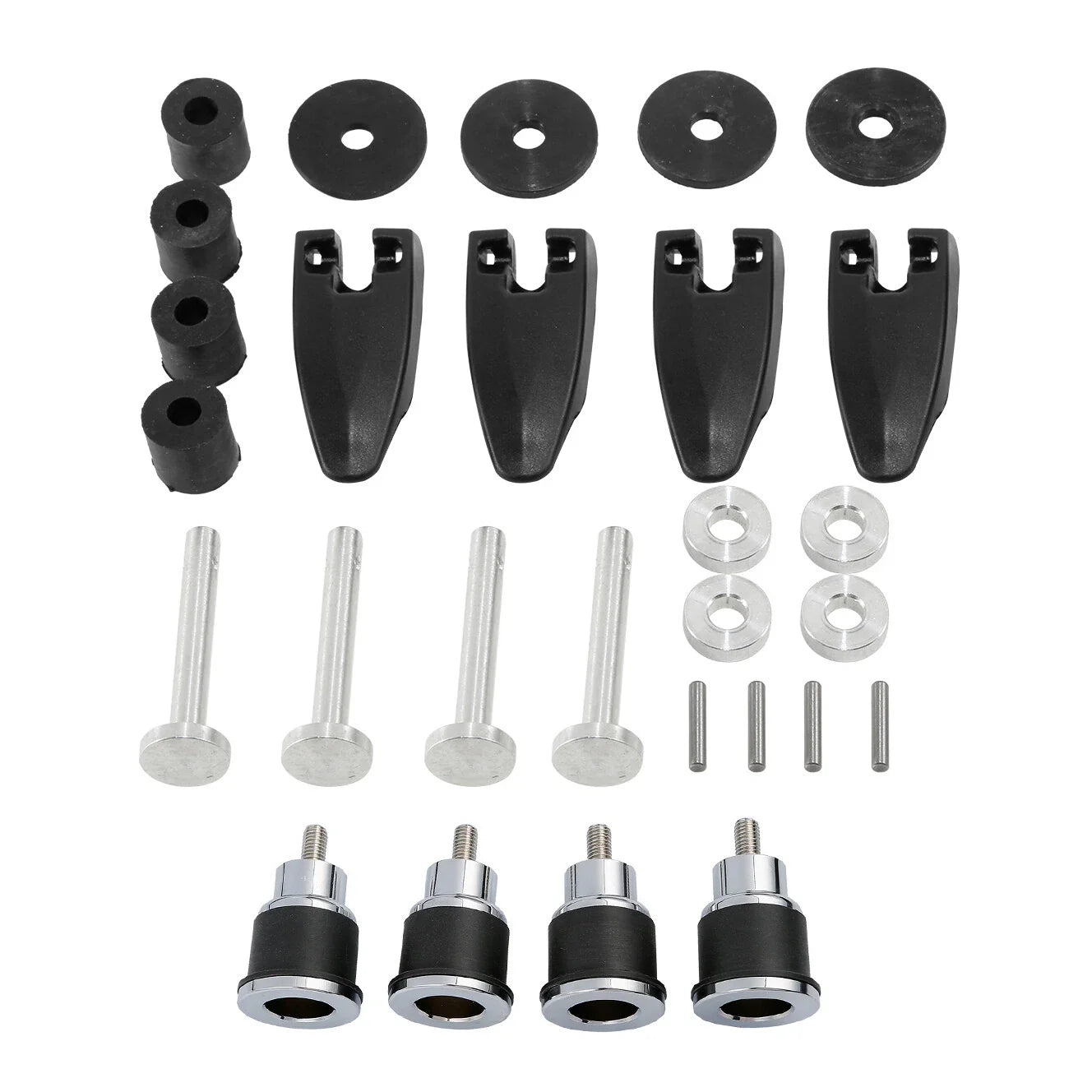 Quick Release Saddlebag Backrest Spools for Indian Chieftain (2014-2024)