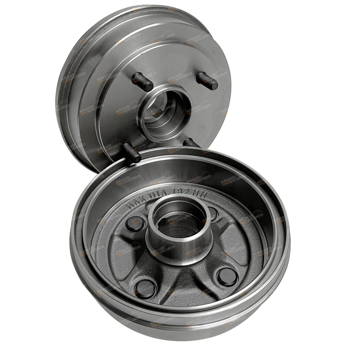 2x Rear Brake Drums for Mitsubishi Lancer (1988–1992)