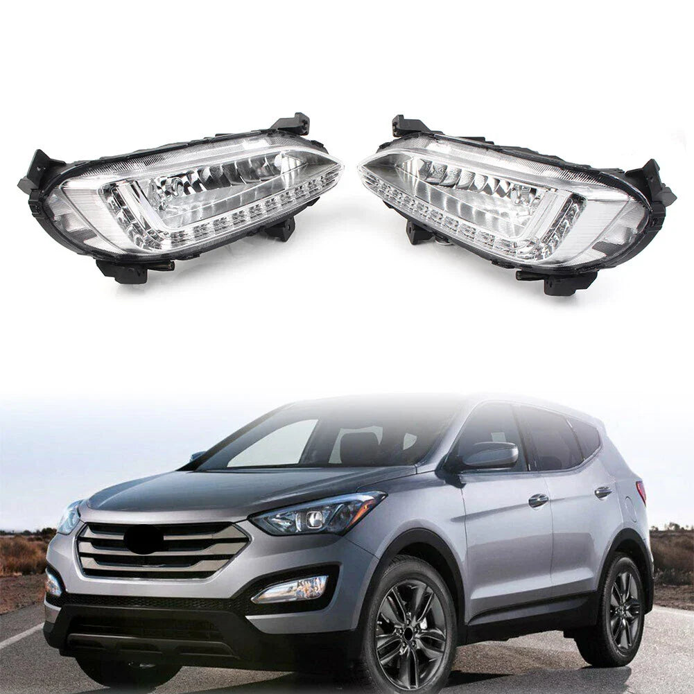 ABS LED Daytime Running Lights for Hyundai Santa Fe/IX45 (2013-2015)