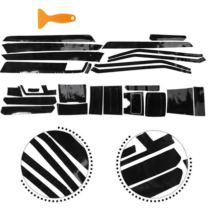 1 x Carbon Fiber Interior Trim Decals for Mercedes E-Class W212 (2009–2016)