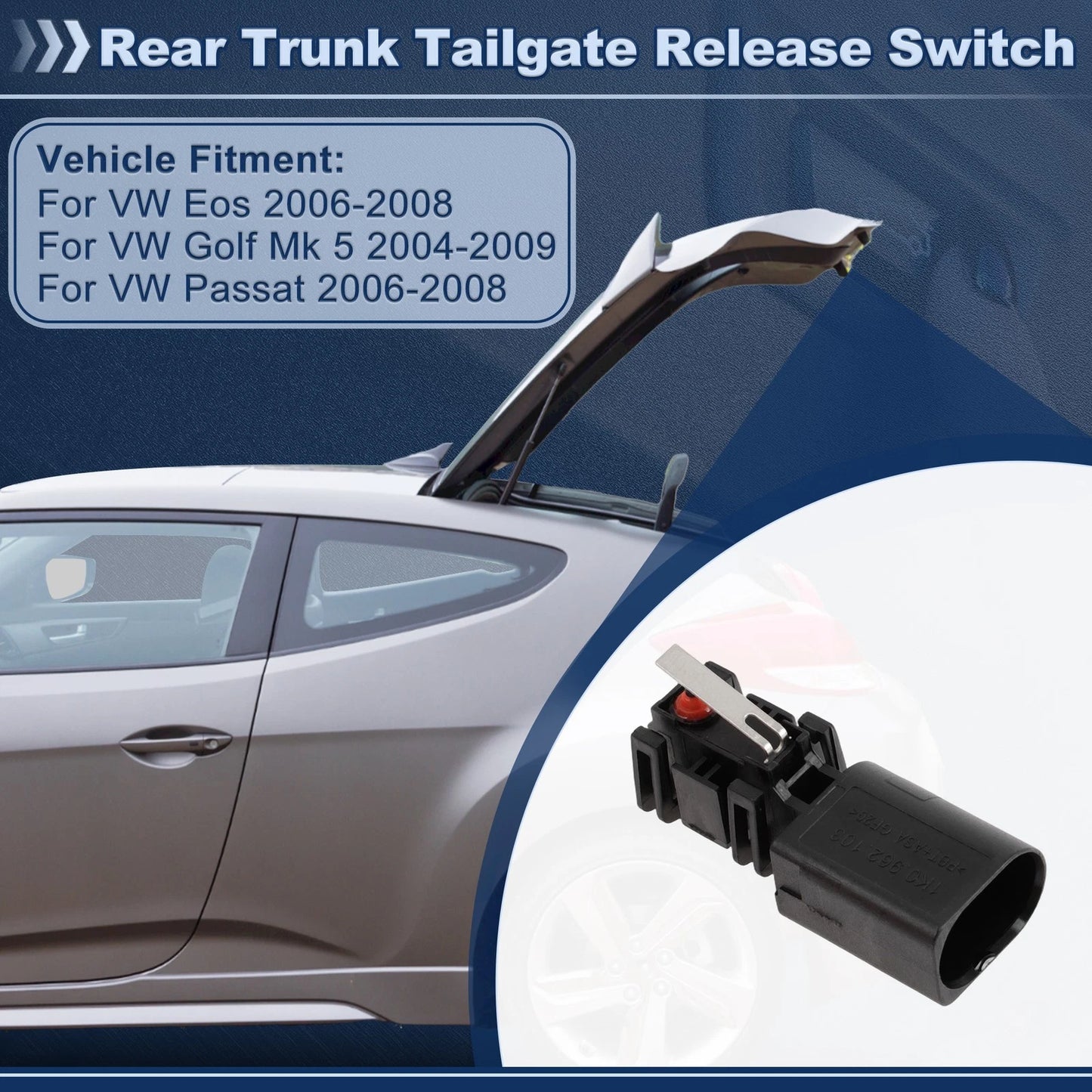 Tailgate Trunk Release Switch for VW Eos (2006–2008) No. 1K0962103