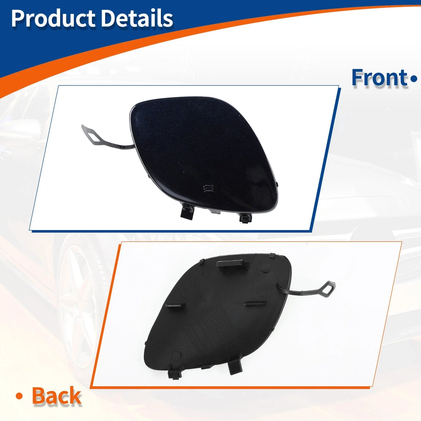 Car Bumper Tow Hook Cover for Mercedes-Benz (2019-2023) - Caliche Blue