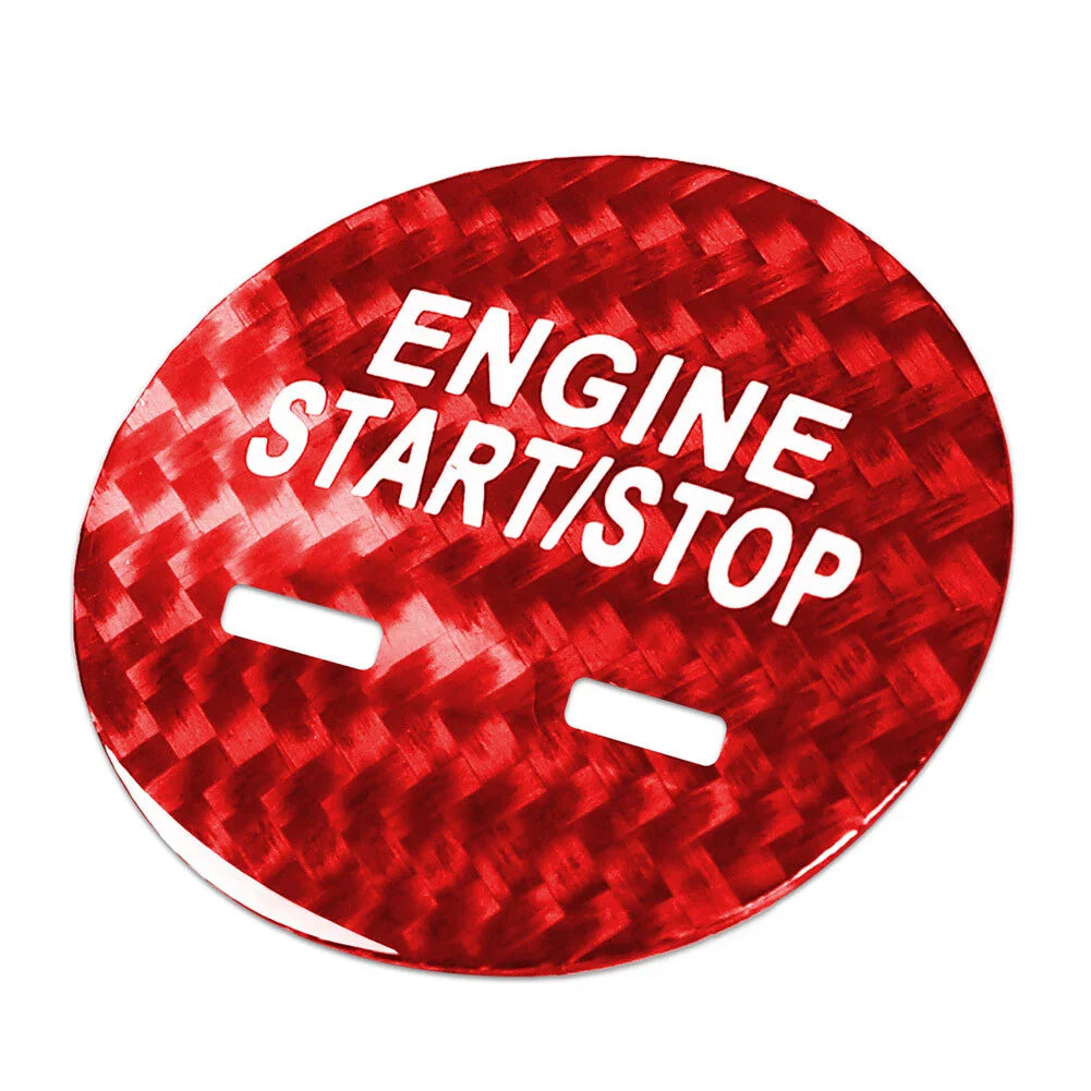 Red Engine Start Stop Button Trim for Cadillac XTS XT5 CT6 SRX CTS (2013-2020)