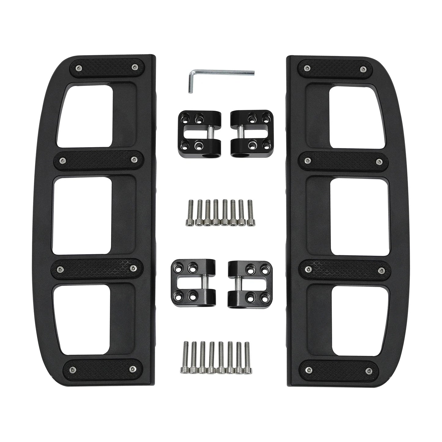 Matte Black Driver Footboard for Harley Road King, Glide (2009-2024)