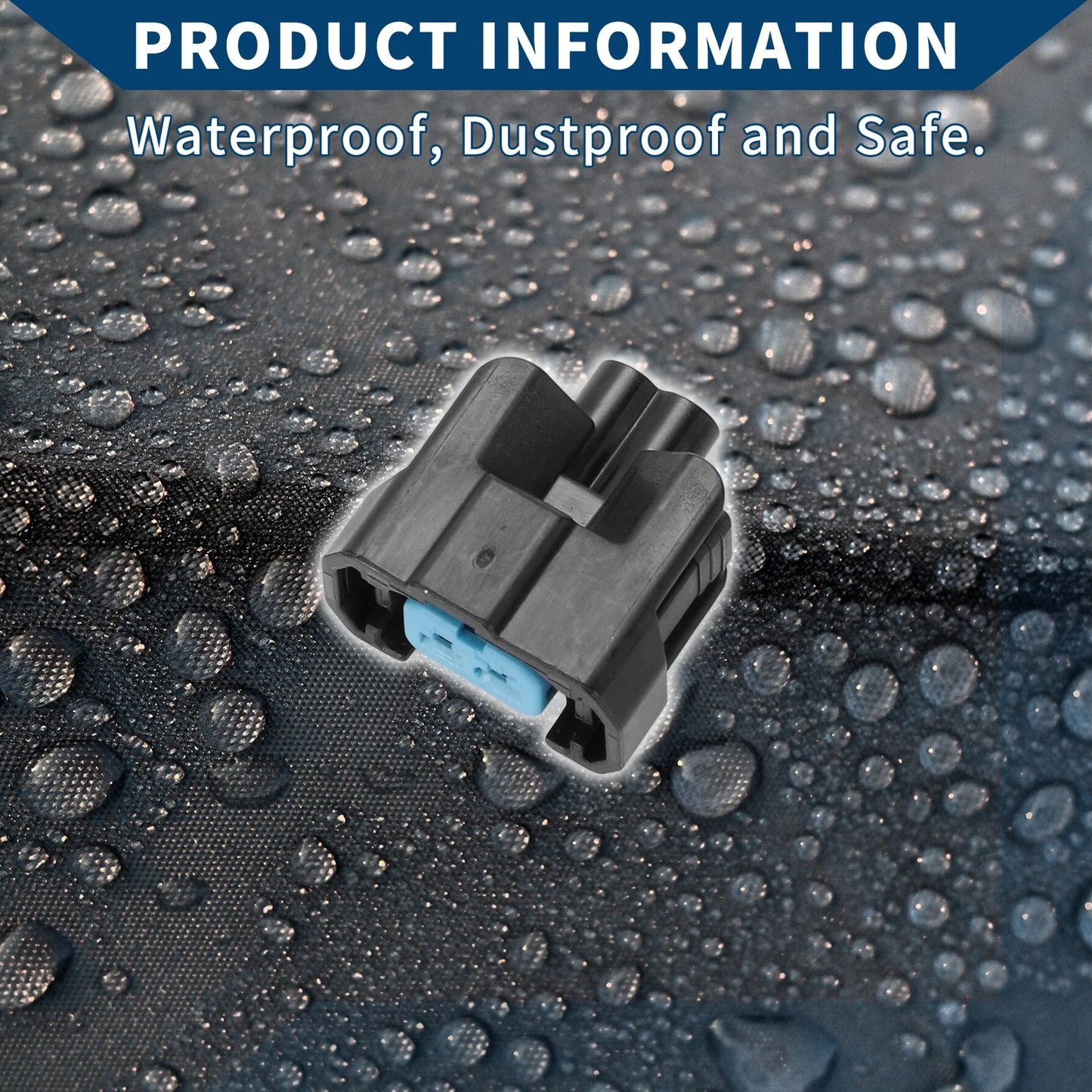 2 x Pin Fuel Injector Connector Plug for Honda