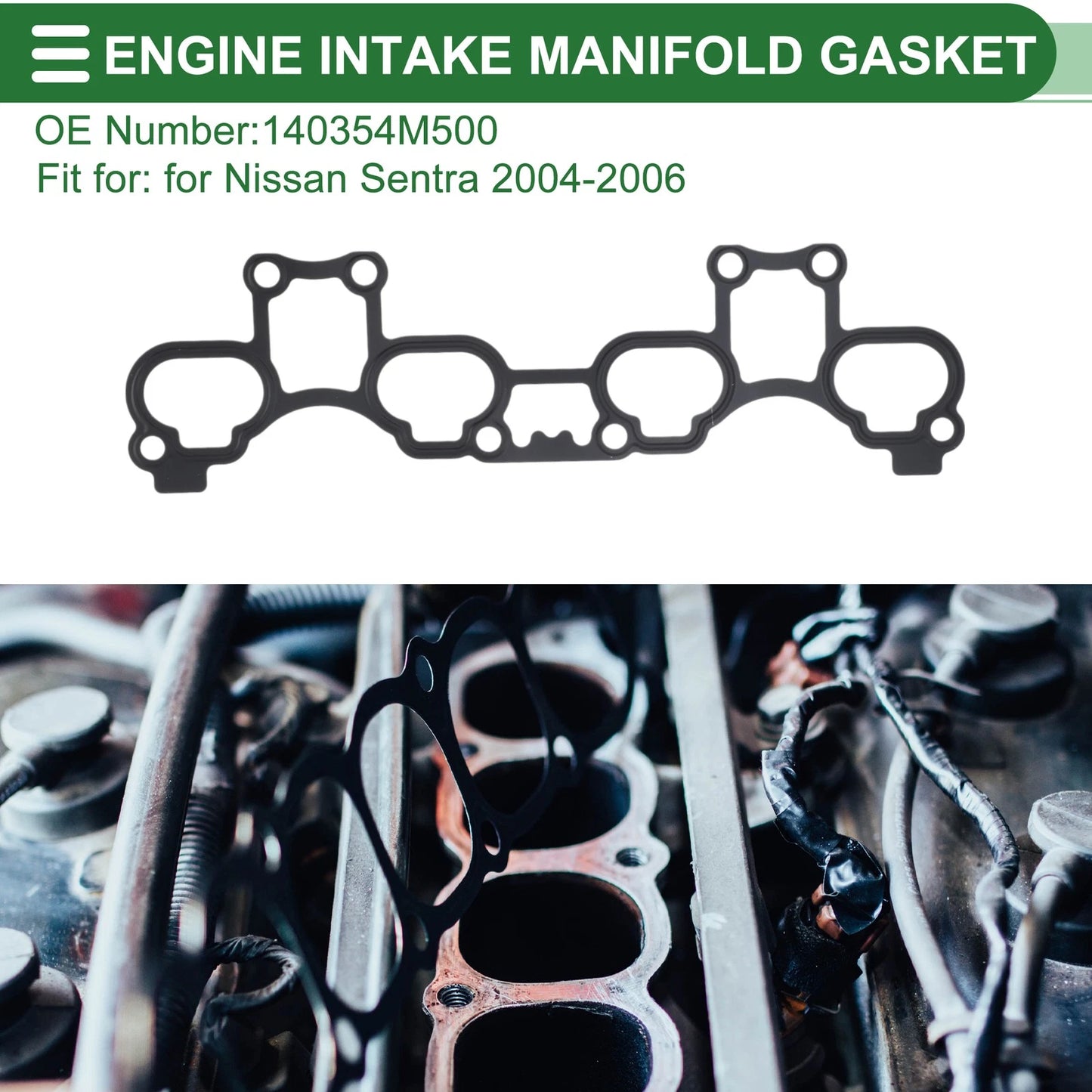 Engine Intake Manifold Gasket for Nissan Sentra (2004–2006) No. 140354M500