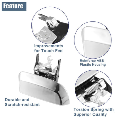 Rear Left Door Handle for Nissan Pathfinder (2005–2007)