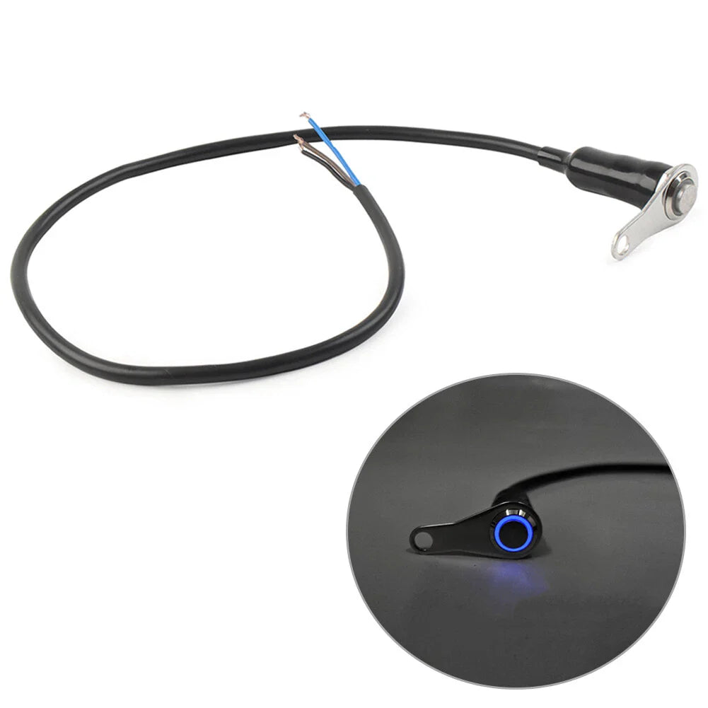 LED Switch ON/OFF Push Button for 12V Headlight Fog Light - Blue
