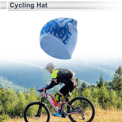 Cycling Hat for Universal Fit (24x22cm) - Light Blue, Breathable