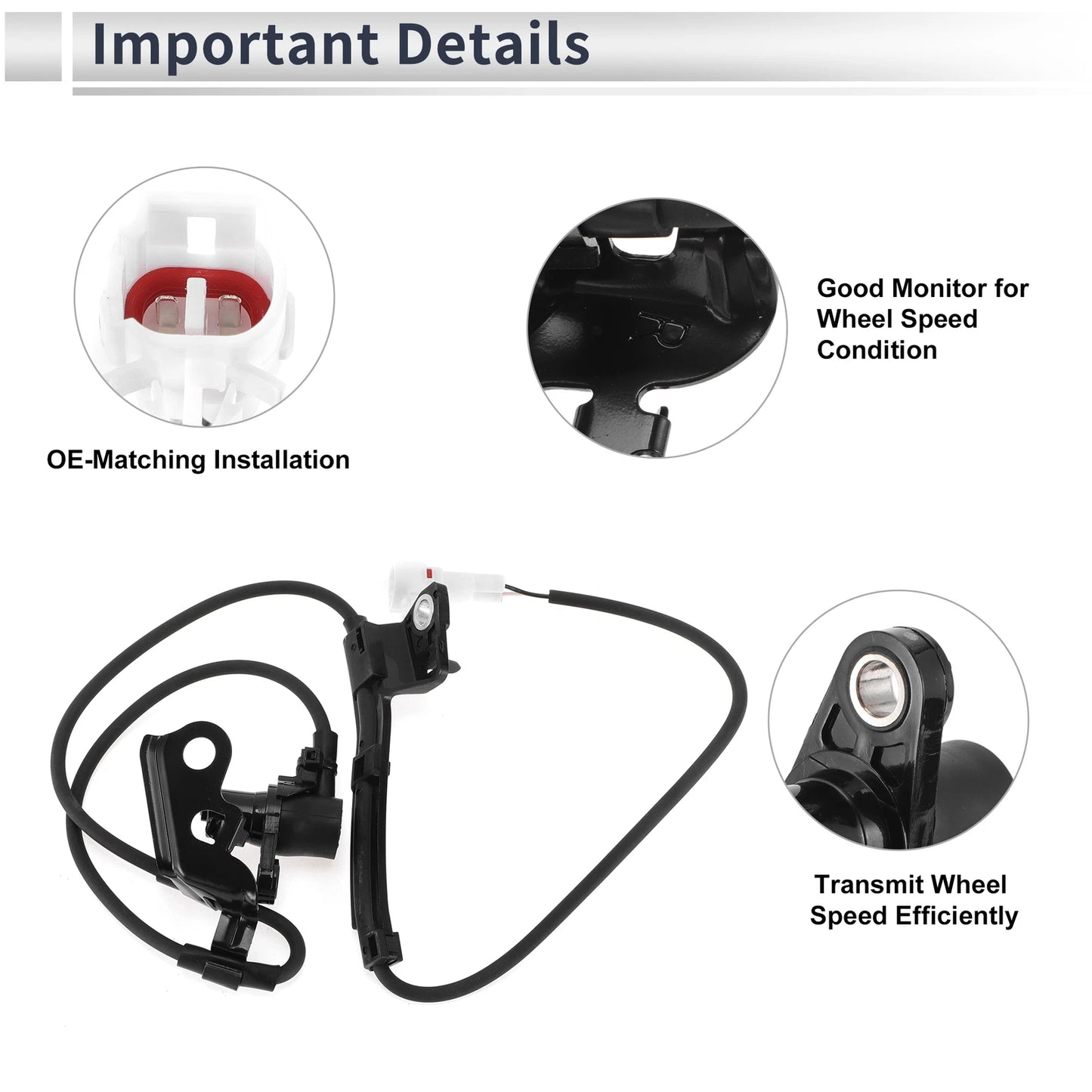 ABS Wheel Speed Sensor No. 89542-02050 for Toyota Corolla (2003–2008)