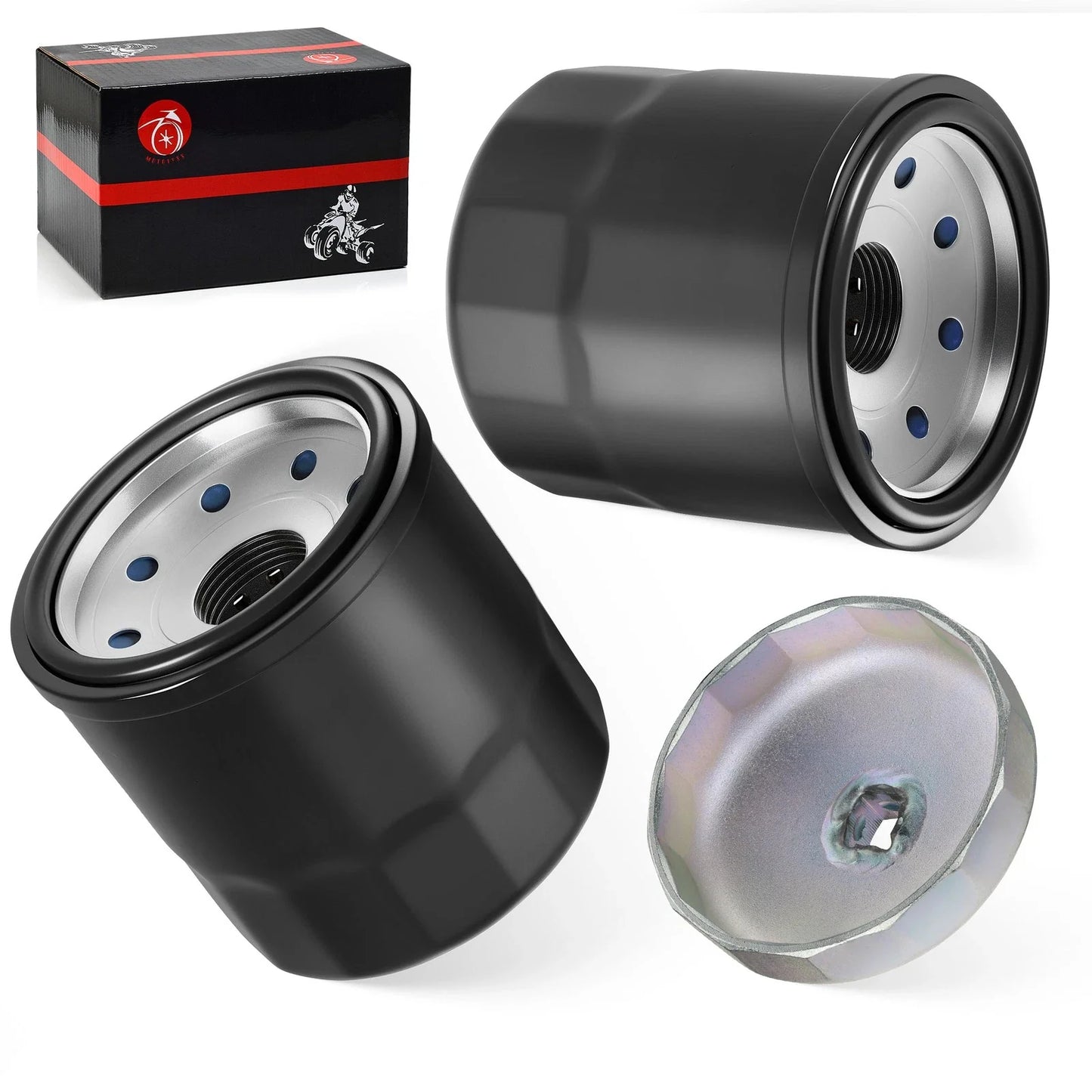 2 x Oil Filter for Yamaha Wolverine 700 850 1000 (2011–2017)
