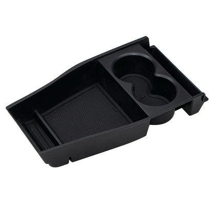 1x Front Center Console Storage-Box ABS-Black Organizer Tray for Hyundai