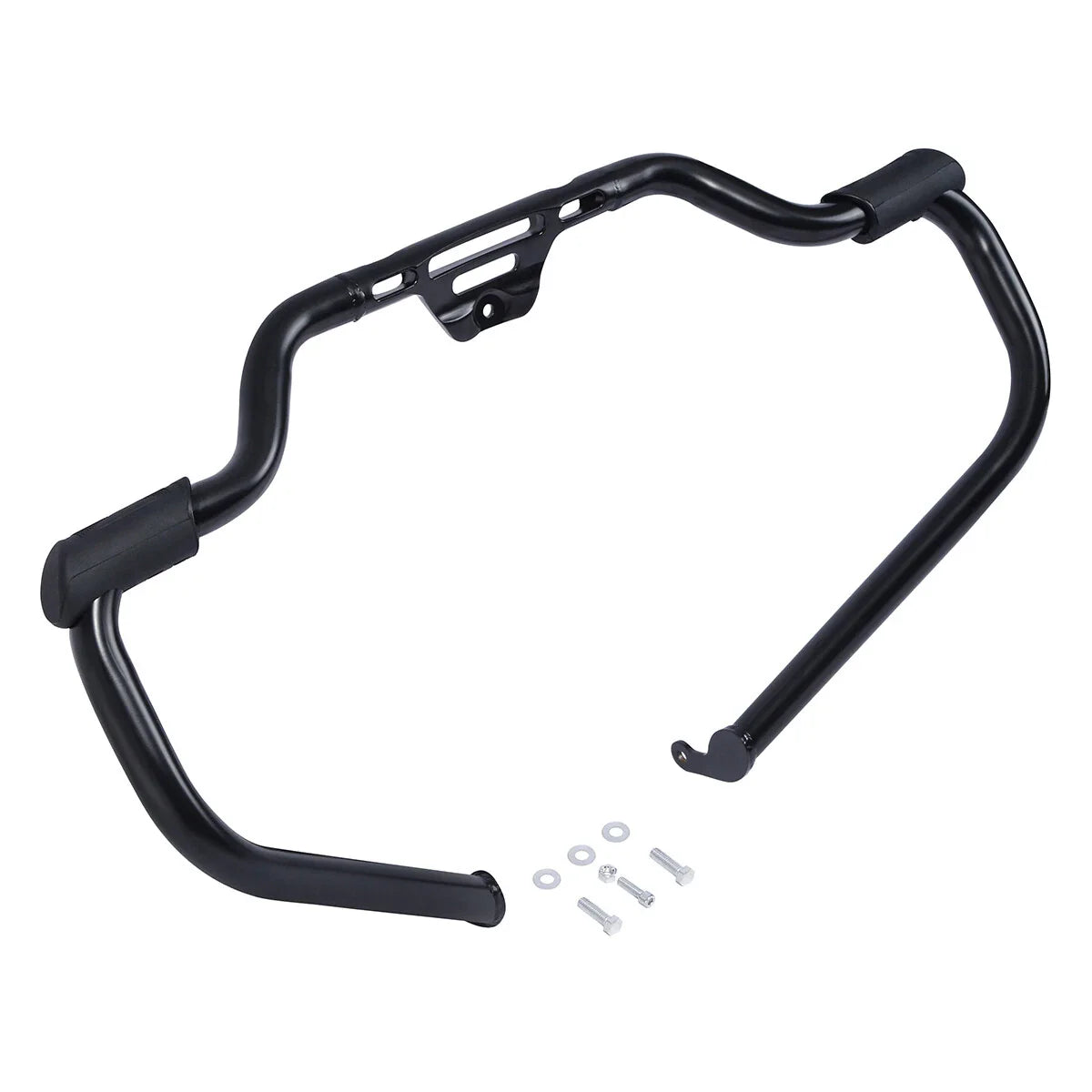 Black Mustache Engine Highway Guard Bar for Harley Softail Fat Boy (2018-2024)