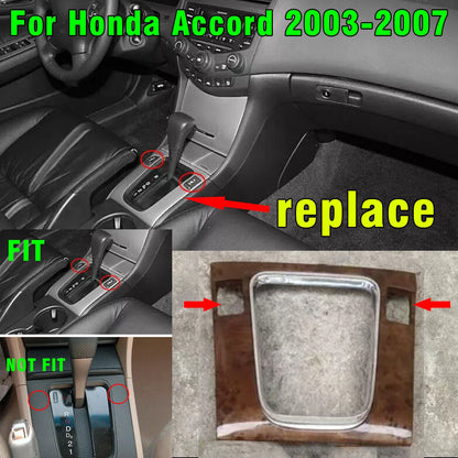 Gear Shift Panel Trim / Wood Grain for Honda Accord (2003–2007)