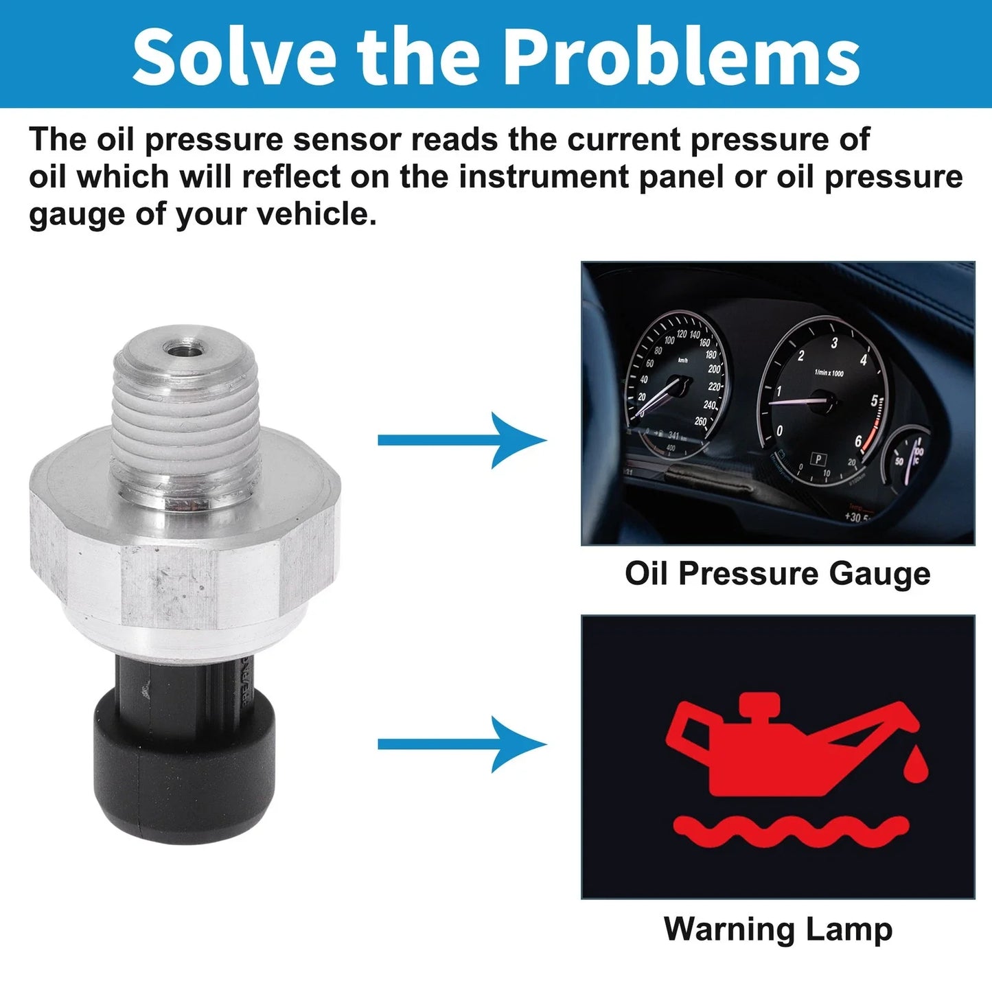 Engine Oil Pressure Sensor for Buick LeSabre (2000-2005)
