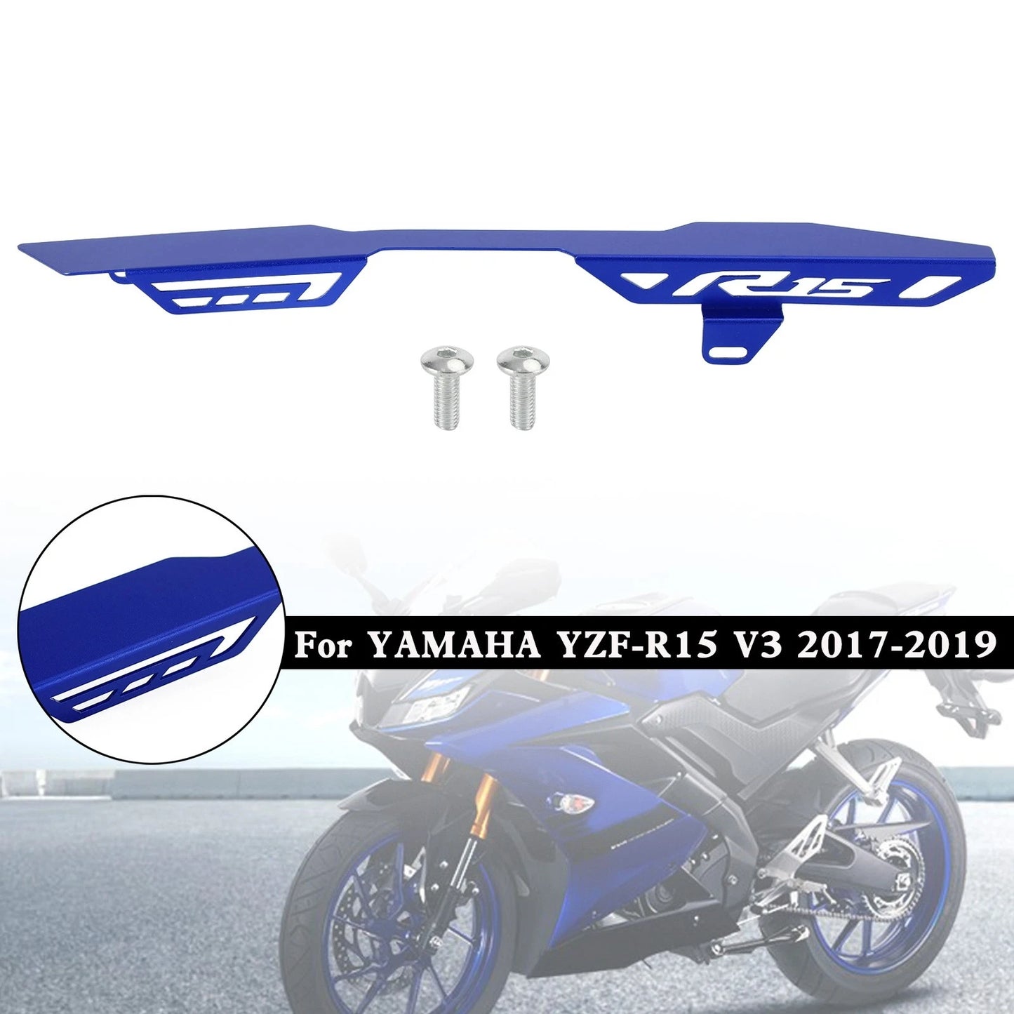 Rear Sprocket Chain Guard Cover for Yamaha YZF R15 (2017–2023)