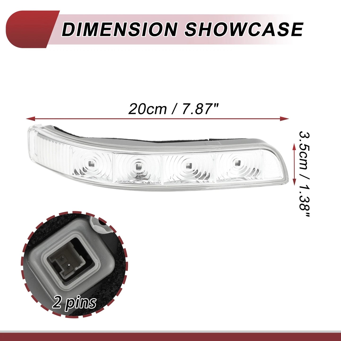 Mirror Turn Signal Light for KIA Sorento (2012–2014) No.876232P000FC Right