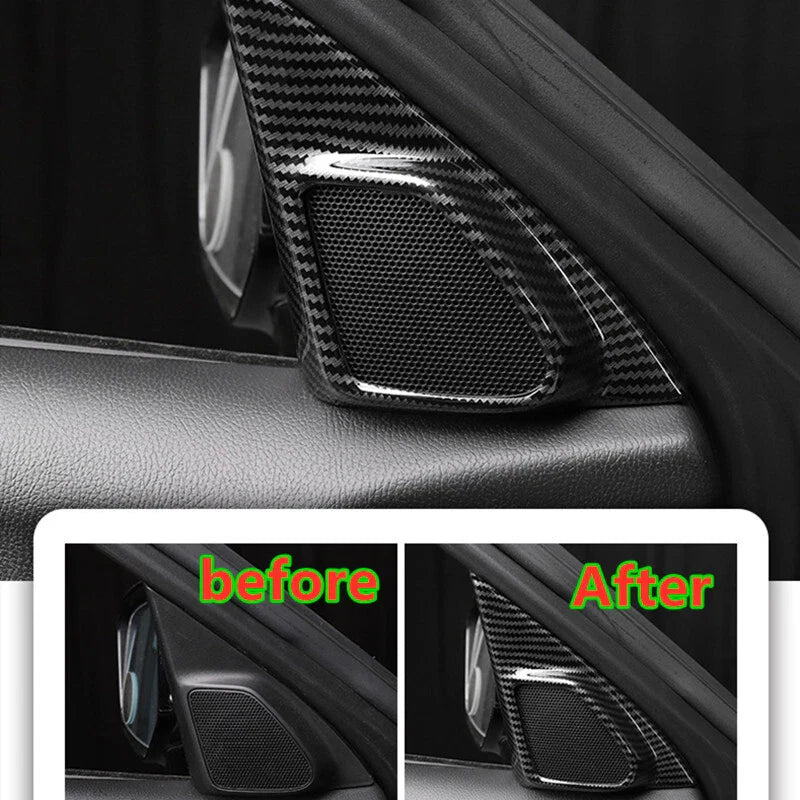 Carbon Fiber / 2 x A Pillar Cover Trim for Honda Accord (2008–2013)