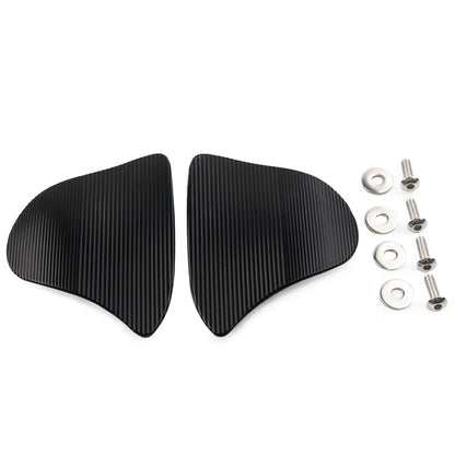 Set of 2 Black Rearview Mirror Block Off Base Plates for Yamaha YZF-R1 (2020–2024)