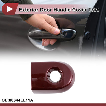 Exterior Door Handle Cover Trim No. 80644EL11A for Nissan Versa (2007–2012) Red
