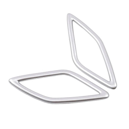 Matte Silver A-Pillar Speaker Covers for Volvo XC40 (2018-2020)