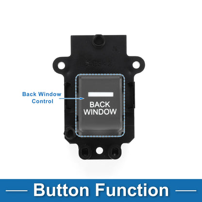 Rear Passenger Side Power Window Switch for Honda Ridgeline (2006-2014)
