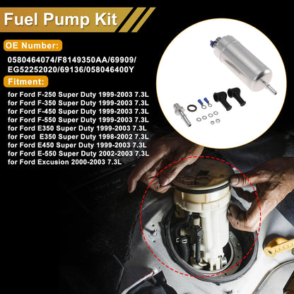 Fuel Pump Set for Ford F-250 Super Duty (1999–2003) Replaces 0580464074