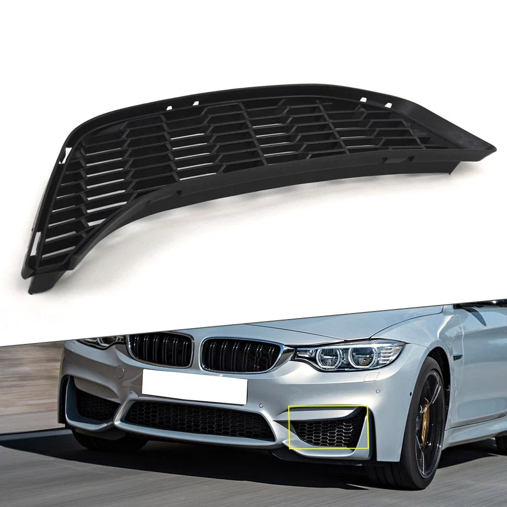 Front Bumper Fog Light Grille Trim for BMW M3 M4 F80 F82 F83 (2012-2018)